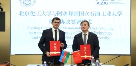 ADNSU ilə Çinin Pekin Kimya Texnologiyası Universiteti arasında Anlaşma Memorandumu imzalandı