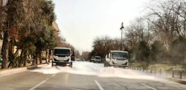 Bu gün Bakıda 550 küçə yuyulub