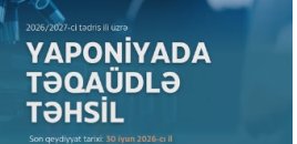 Yaponiyada tədqiqatçılar üçün təqaüd: müraciət başladı