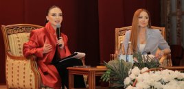 Avroviziya qalibi Nigar Camalla görüş keçirilib - FOTOLAR