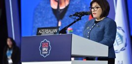 Sahibə Qafarova: Yalnız birgə fəaliyyət vasitəsilə ədalətli dünya qurmaq mümkündür