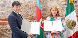 Azərbaycanla Meksika arasında memorandum imzalandı - Fotolar