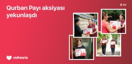 Qırmızı Ürəklər Fondunun “Qurban payı” aksiyası çərçivəsində 400 ailəyə yardım edildi
