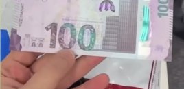 Bu da yeni 100 manat - VİDEO
