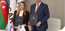 Azər Türk Bank və Bakı Ali Neft Məktəbi arasında Anlaşma Memorandumu imzalandı - FOTOLAR