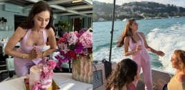 40 yaşının yaxtada qeyd etdi - Fotolar