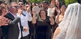 Erməni müğənni oğlunun toyunda "Muleyli"ni oxudu - VİDEO