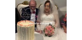 Diana və Kevin ahıl yaşında özlərinə toy etdilər