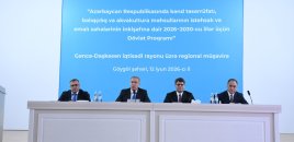 Göygöldə aqrar sahədə yeni Dövlət Proqramı ilə bağlı regional müşavirə keçirilib - FOTOLAR