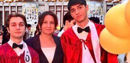 Polad Həşimovun oğlu da məzun oldu