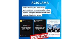 MEDİA: Bəzi saytlarda şişirdilmiş başlıqlar süni ajiotaj yaradıb
