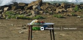 Faciədən dəqiqələr öncə bu masanın başında idilər… - Fotolar
