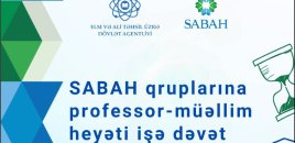 SABAH qruplarına müəllim qəbulu elan edildi