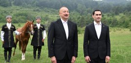 Prezident Berdiməhəmmədovun səfəri ilə bağlı paylaşım etdi - VİDEO