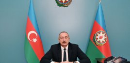 İlham Əliyev konfrans iştirakçılarına müraciət etdi