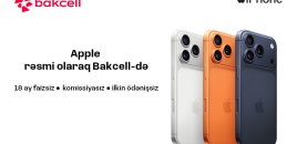 Apple məhsullarını rəsmi olaraq Bakcell Shop-da əldə et!