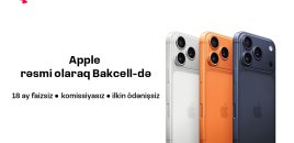 Apple məhsullarını rəsmi olaraq Bakcell Shop-da əldə et!