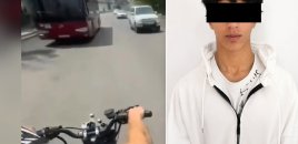 Motosikletlə qaydaları kobud şəkildə pozdu - Tədbir görüldü