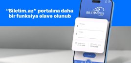“Biletim.az” portalına daha bir funksiya əlavə olundu