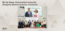 Bir və Xəzər Universiteti gələcəyin peşəkarları üçün güclərini birləşdirir