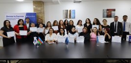 AccessBank Qarabağda qadın sahibkarlar üçün maarifləndirici təlim keçirib