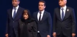 Azərbaycan rəsmiləri Xamenei ilə vida mərasimində - Video