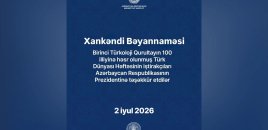 Xankəndi Bəyannaməsi qəbul edildi