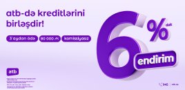 Azər Türk Bank istehlak kreditləri kampaniyasının müddətini daha sərfəli şərtlərlə uzatdı
