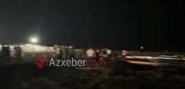 Mərdəkanda dənizdə ata və övladları boğuldu - Hadisə yerindən video
