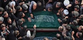 İraqda Xamenei ilə vida mərasimi keçirilir