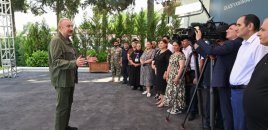 Prezident İlham Əliyev Xocavənd rayonunun Quzeyxırman kəndində olub