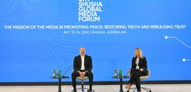 Prezident Şuşa Qlobal Media Forumunun keçirilməsinin məqsədindən danışıb