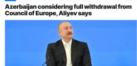 Dünya mətbuatı İlham Əliyevin tarixi çıxışını dərc edir - FOTOLAR