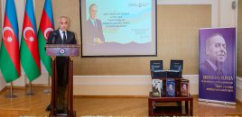 Binəqədidə Ulu Öndərin siyasi fəaliyyətinə həsr olunan tədbir keçirildi - FOTOLAR