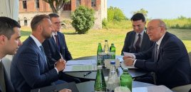 Kəmaləddin Heydərov Slovakiyanın daxili işlər naziri ilə bir arada - Fotolar