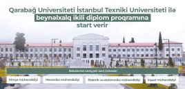 Qarabağ Universiteti İTÜ ilə ikili diplom proqramına başlayır