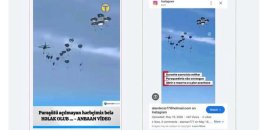 Ölən hərbçimizlə bağlı yayılan paraşüt görüntüləri yalandır - Foto