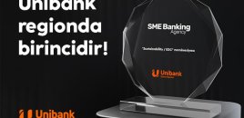 Unibank “Dayanıqlılıq / ESG” nominasiyası üzrə regionda birinci oldu