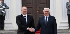 Azərbaycan və Almaniya prezidentlərinin təkbətək görüşü keçirilir