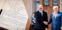 “Dost Almaniya xalqına...” - İlham Əliyevin xatirə kitabına yazdıqları