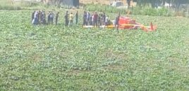 Ankarada təlim helikopteri qəzaya uğradı - yaralılar var