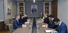 Ceyhun Bayramov Rusiya Prezidentinin köməkçisi ilə görüşdü - FOTO