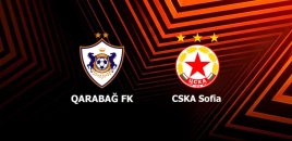 "Qarabağ" - "MOİK Sofiya" oyunu başladı