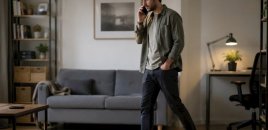 Telefonla danışakən niyə irəli-geri hərəkət edirik?