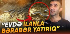 Binəqədidə torpaq sürüşməsindən sonra evlər qəzalı vəziyyətdə - "Axşam ilanlar da gəlir" - VİDEO