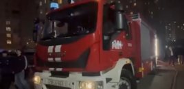 Ceyranbatan qəsəbəsində yaşayış binasında yanğın: Sakinlər təxliyə olundu