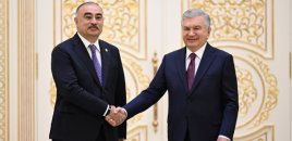 Rəşad Məmmədov etimadnaməsini Şavkat Mirziyoyevə təqdim etdi