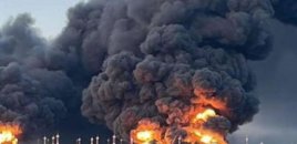 Ukrayna Rusiyanın ən böyük neft emalı zavodlarından birinə və Krımdakı hərbi obyektlərə zərbə endirib