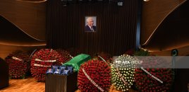 Xalq şairi Nəriman Həsənzadə ilə vida mərasimi keçirilir