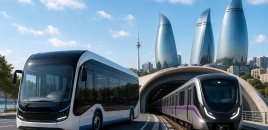 Azərbaycanda sürücüsüz avtobus və qatarlar fəaliyyət göstərəcək - VİDEO